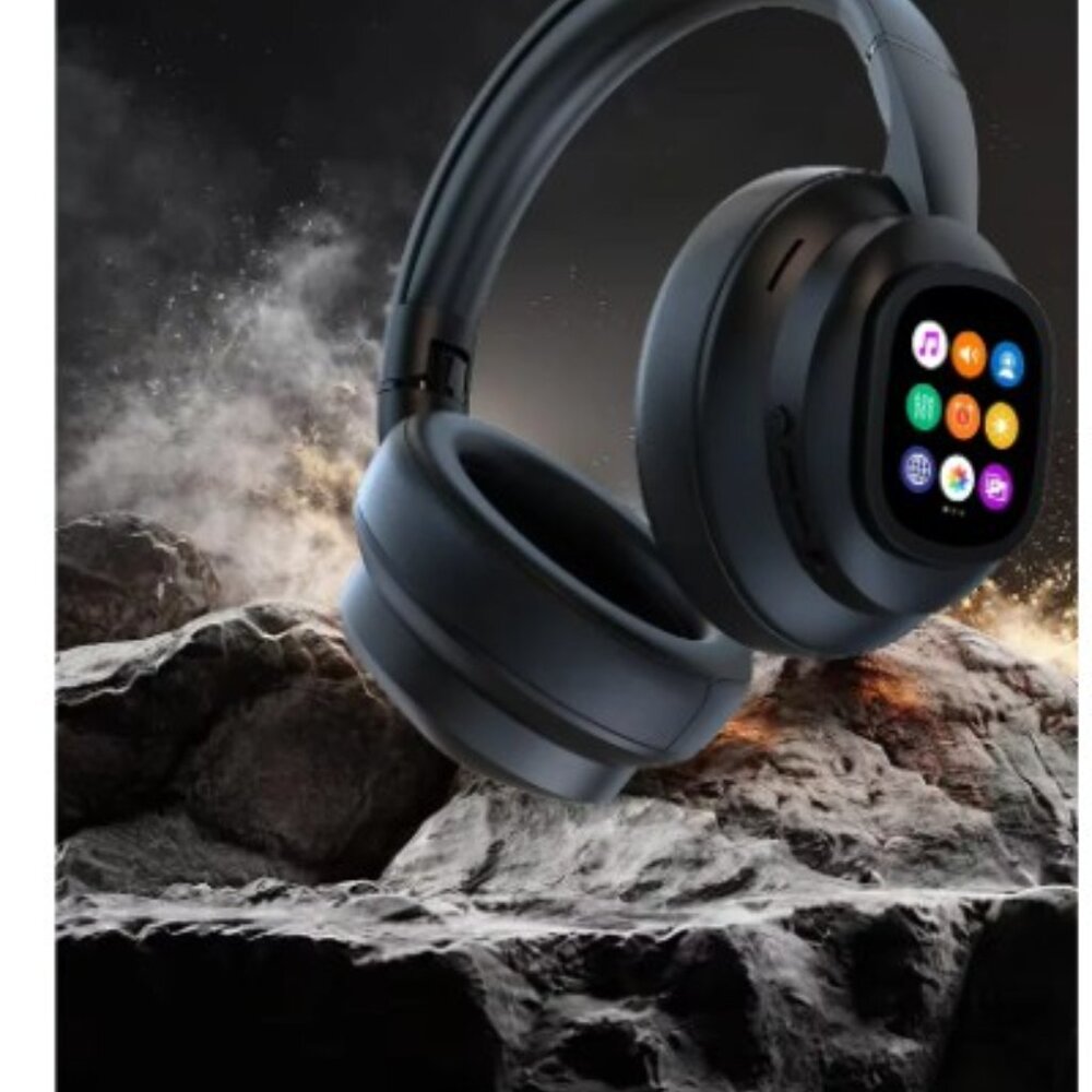 HY-X1 Pro AI Translation Headphones with Movable Touch Screen